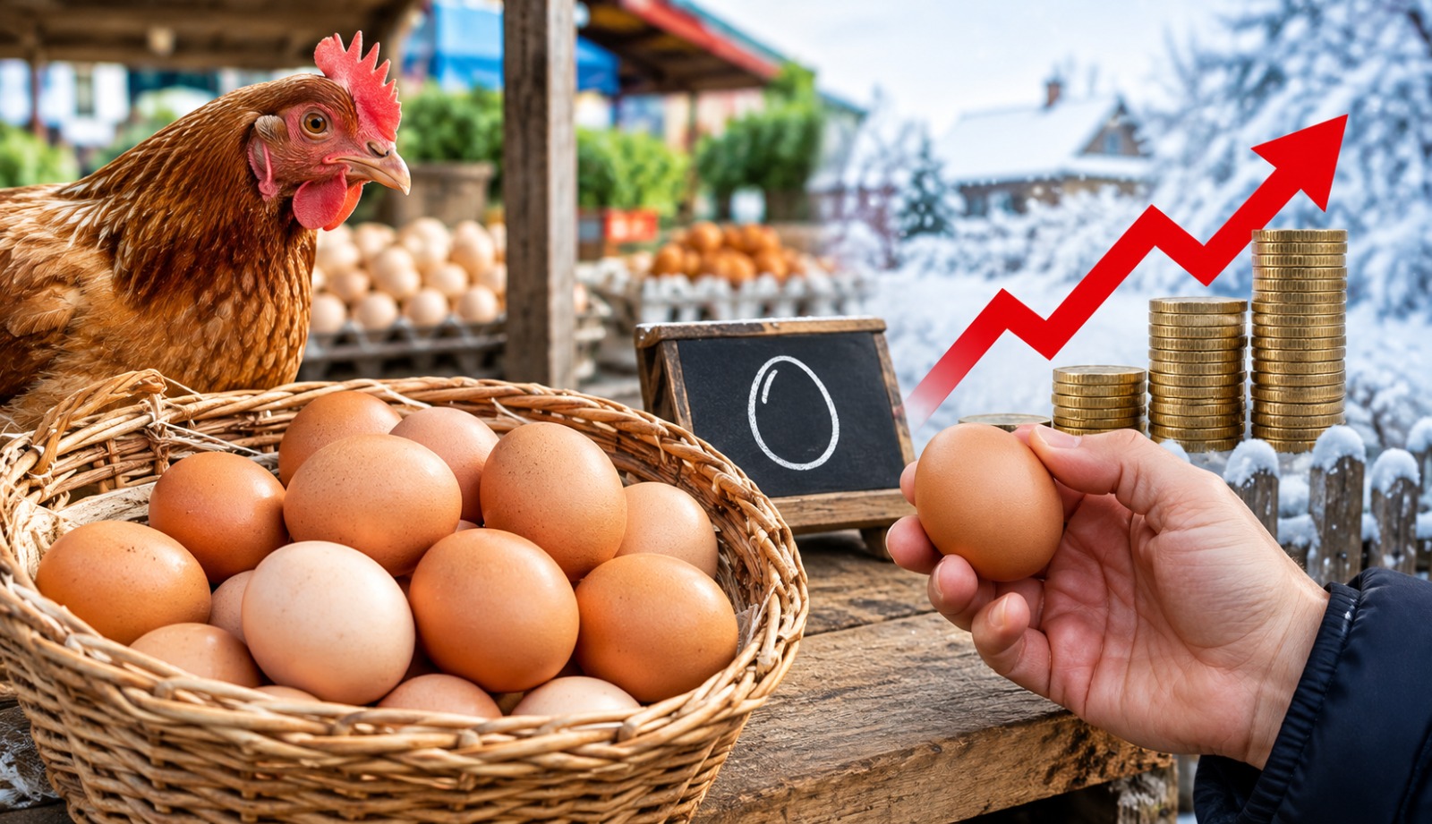 Azərbaycanda yumurta 2 DƏFƏ BAHALAŞDI – Qışda qiymətlər daha da ARTACAQ? xəbəri üçün şəkil