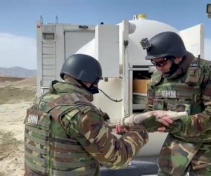    Xızıda yararlı tank mərmisi tapıldı   - VİDEO