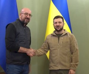    Şarl Mişel Kiyevdə Zelenski ilə görüşdü   