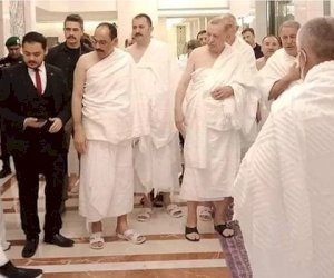    Ərdoğan Kəbəni ziyarət etdi - FOTO   