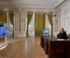    
Prezident videoformatda qəbul keçirdi   