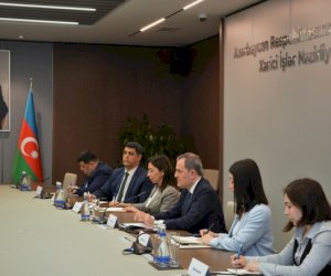    
Ceyhun Bayramov Yaponiya XİN başçısının müavini ilə görüşdü   