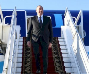    İlham Əliyevin Türkiyəyə səfəri başladı   