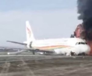    Çin təyyarəsi yandı: 40 sərnişin xəsarət aldı   