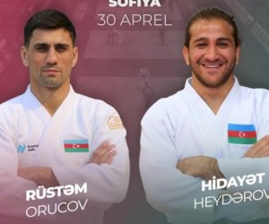    Avropa çempionatı: Rüstəm Orucov bürünc , Hidayət Heydərov qızıl medal qazandı   