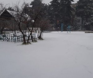    Qaxa 17 sm hündürlükdə qar yağıb - FAKTİKİ HAVA   