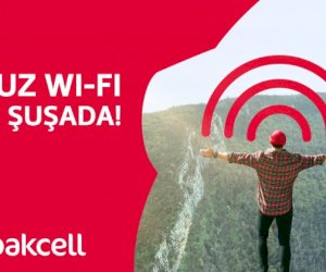    “Bakcell”dən Şuşada pulsuz Wi-Fi    