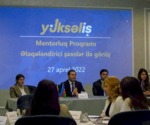    “Yüksəliş” müsabiqəsinin mentorluq proqramının əlaqələndirici şəxsləri ilə görüş keçirildi - Fotolar   