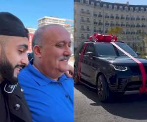    Məşhur bloqer atasına bahalı avtomobil hədiyyə etdi   