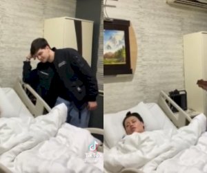    Ad gününü ölümcül olan Ayselin yanında keçirdi   - VİDEO