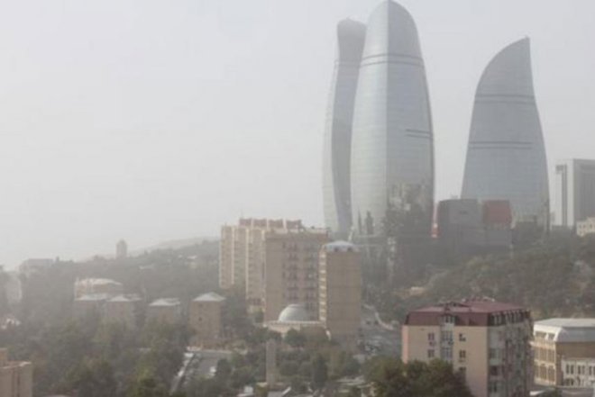    Bakıda güclü duman var   