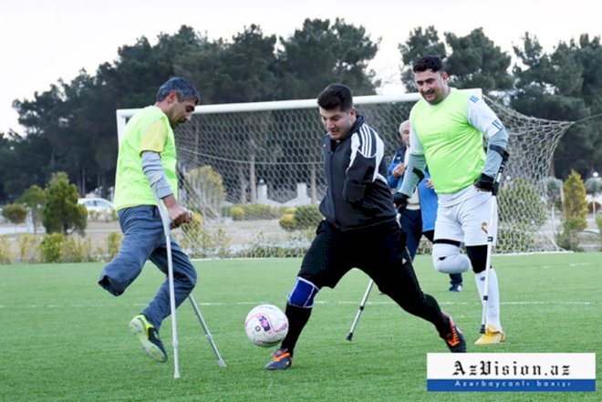    “Qarabağ qaziləri”nin futbol oyunu    