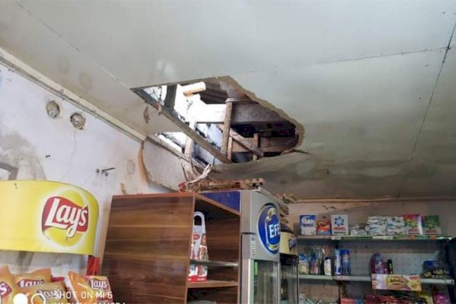    Mağazanın damını deşib talan etdilər    