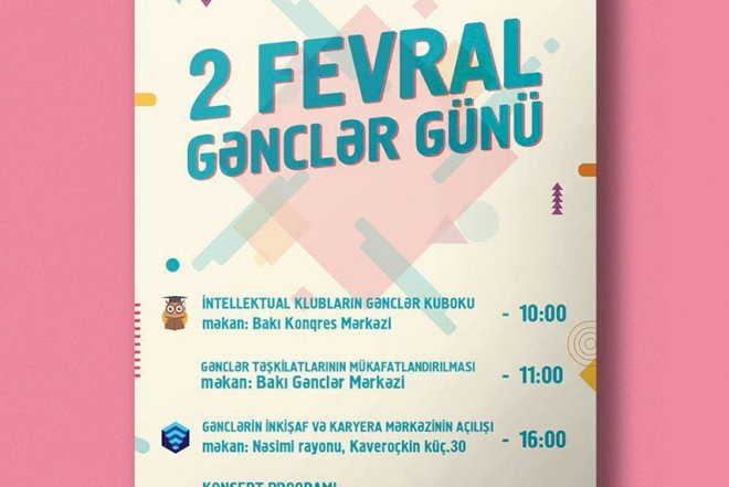    Gənclər Günü ilə bağlı tədbirlər planı açıqlanıb   