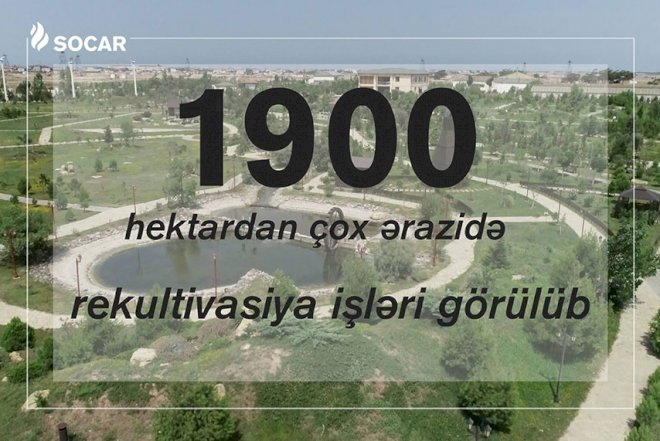    SOCAR 1900 hektardan çox ərazidə rekultivasiya işləri aparıb   