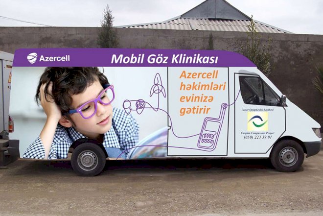    Azercell-in Mobil Göz Klinikası Ağdama səfər edib   