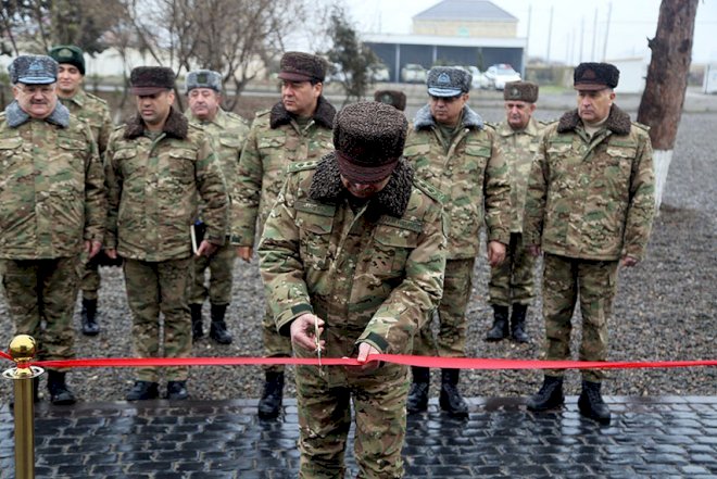    Zakir Həsənov cəbhə zonasında açılış etdi   