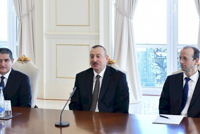    İlham Əliyev Almaniya nümayəndə heyətini qəbul etdi   