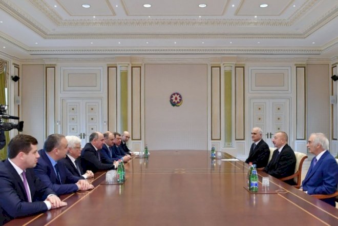    Prezident Temrezovun nümayəndə heyətini qəbul etdi   