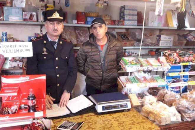    Azyaşlılara tütün məmulatları satan şəxs cərimələndi   