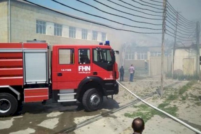    Qubada 5 otaqlı ev yandı   