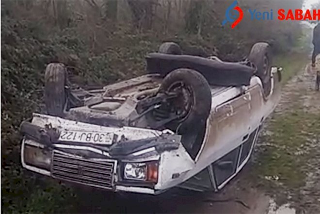    İmişlidə 07 aşdı, sürücü huşunu itirdi - Video   