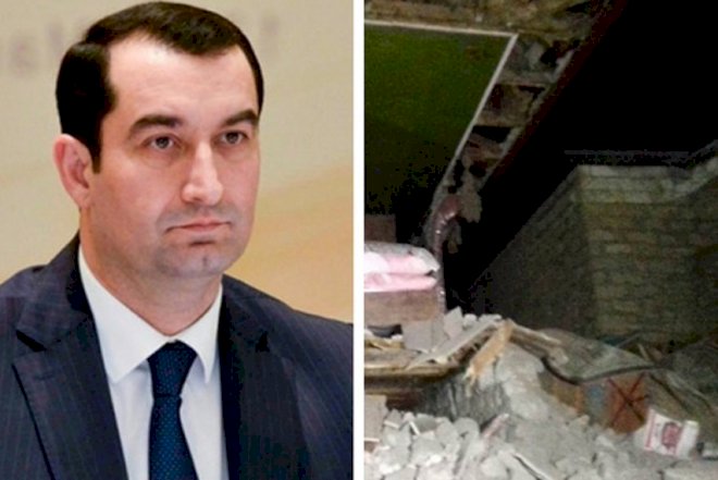    İcra başçısı dağıntılar olan ərazidə   