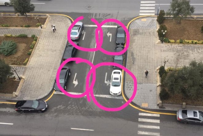     Bakıdakı bu yol nişanından dünyanın heç yerində yoxdur    