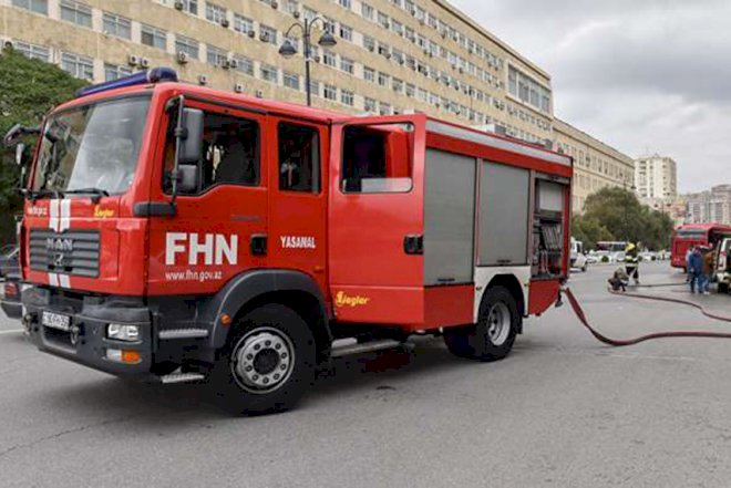    Səbaildə yanğın baş verib   