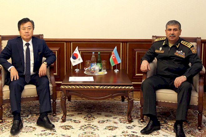    Zakir Həsənov Koreya səfiri ilə görüşdü   