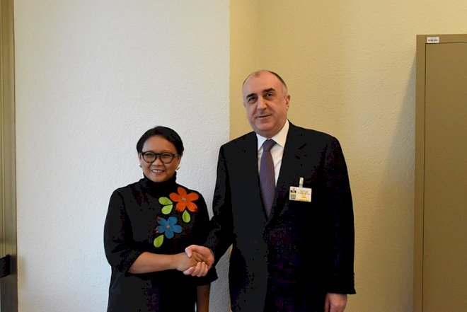    Elmar Məmmədyarov indoneziyalı nazirlə görüşüb   