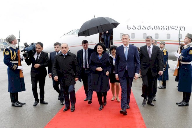    Salome Zurabişvili Bakıdadır   