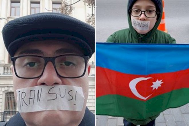    Elçin Əlibəyli Bakıda təkbaşına aksiya keçirdi   