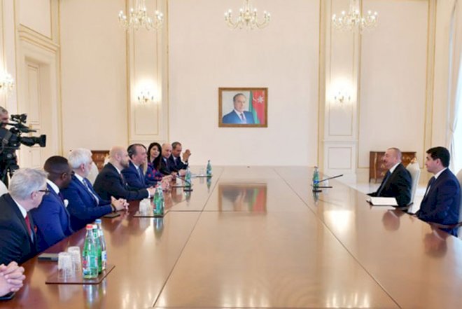    Prezident Şnayeri qəbul etdi   