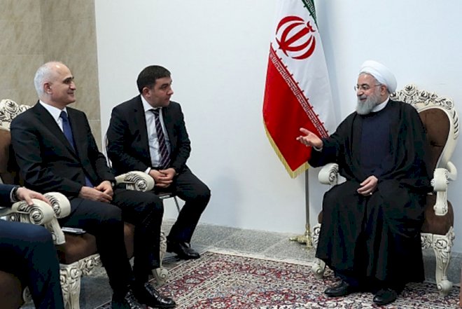    Həsən Ruhani Azərbaycan nümayəndə heyətini qəbul edib   