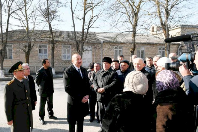    İlham Əliyev Şamaxıda   