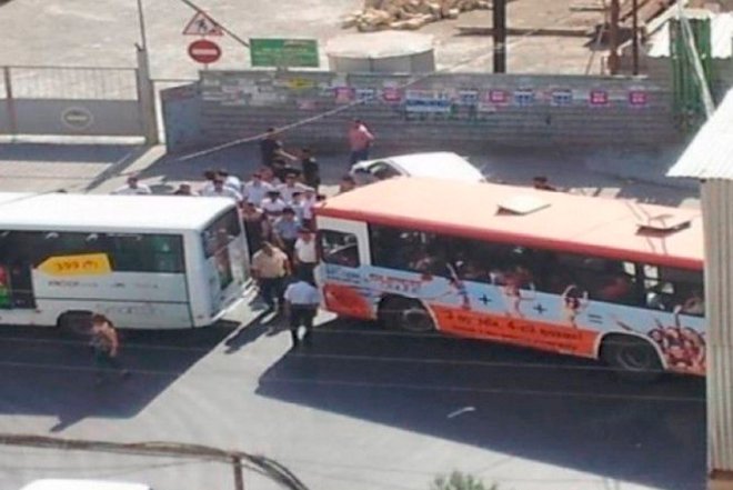    Kürdəmirdə iki avtobus toqquşdu   