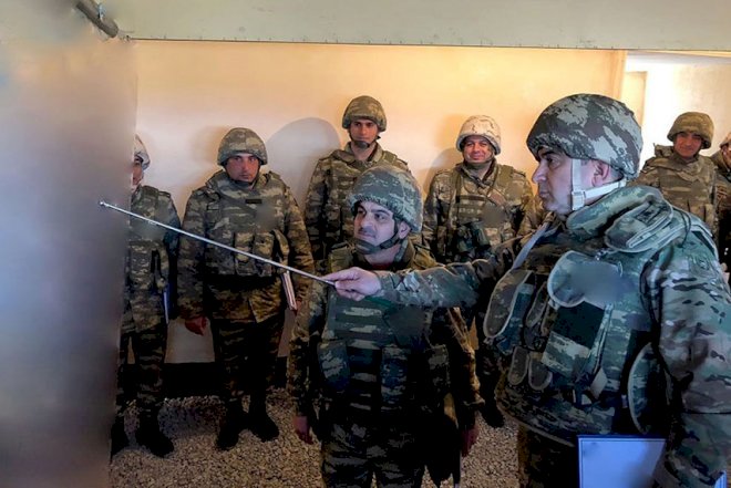    Ordumuzun təlimi zamanı ərazi kəşfi aparılıb   