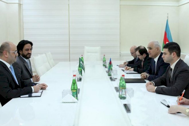    Şahin Mustafayev ərəb səfirini qəbul edib   