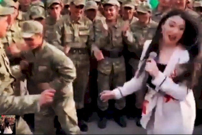    Damla indi də əsgərləri coşdurdu – Video   