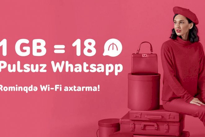     “Nar” nömrə ilə xaricdə “WhatsApp” pulsuzdur   