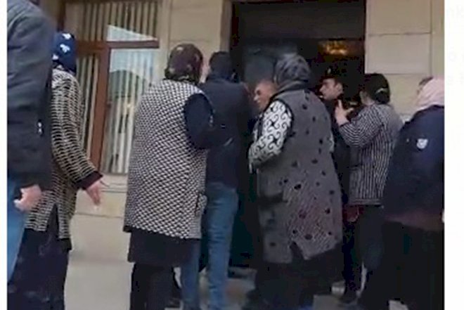    Goranboyda icra başçısına etiraz etdilər- Video   