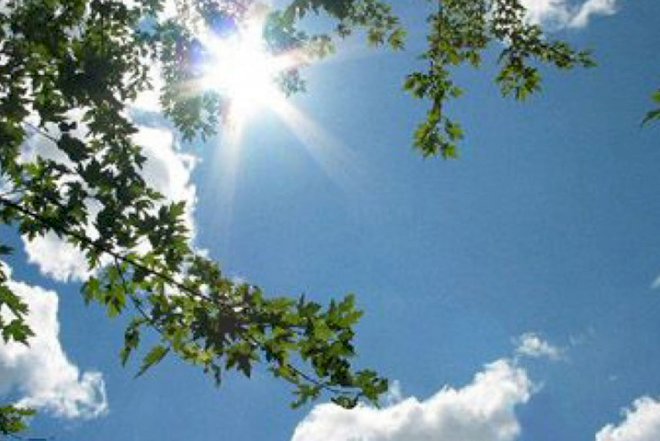    Havanın temperaturu yüksəlir    