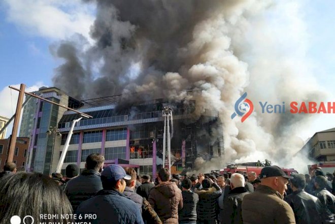    Yanğın dönərxanada başlayıb və bir anda yayılıb – Hadisə yerindən son video   