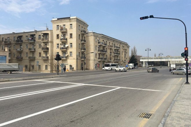    Nobel prospektində yeni dönmə yerləri yaradıldı   
