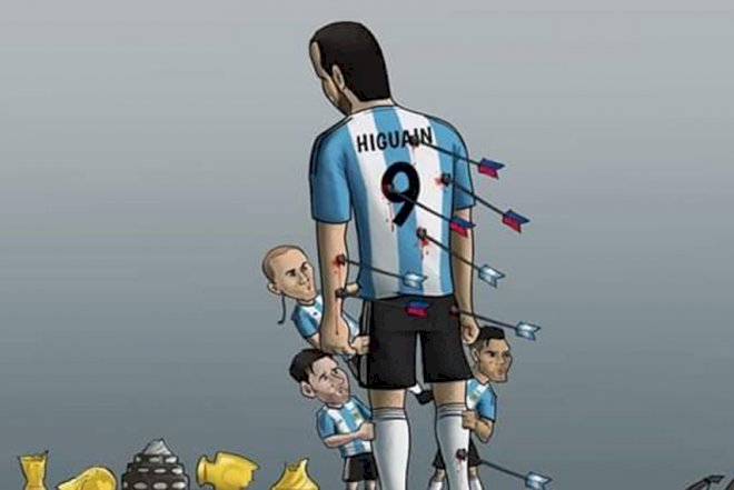   İquainin millidən gedişinə karikatura həsr edildi   