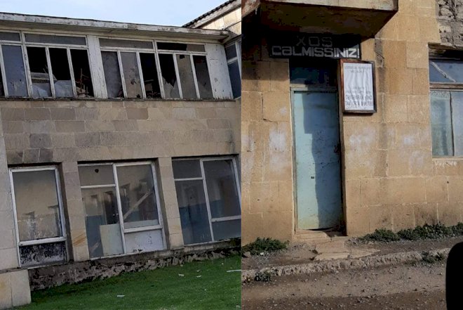    Daha bir məktəbin biabırçı görüntüsü yayıldı - Foto   