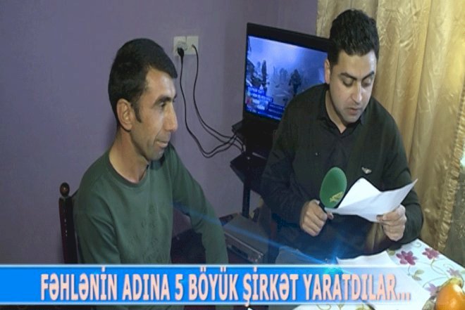    Fəhlənin adına şirkət yaradan iş adamı aşkarlandı   
