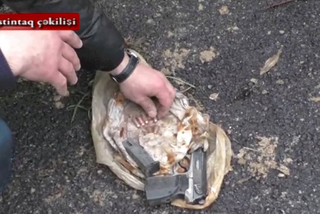    Nardaran sakinindən silah aşkar edildi   