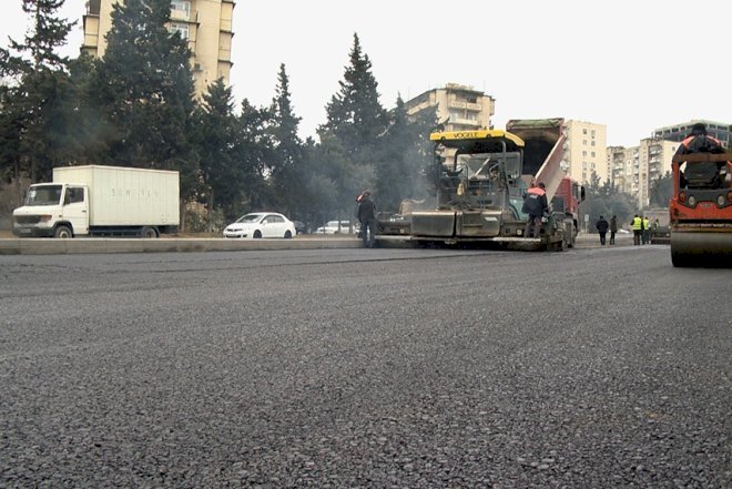    Xətaidə küçələrin təmiri davam etdirilir   